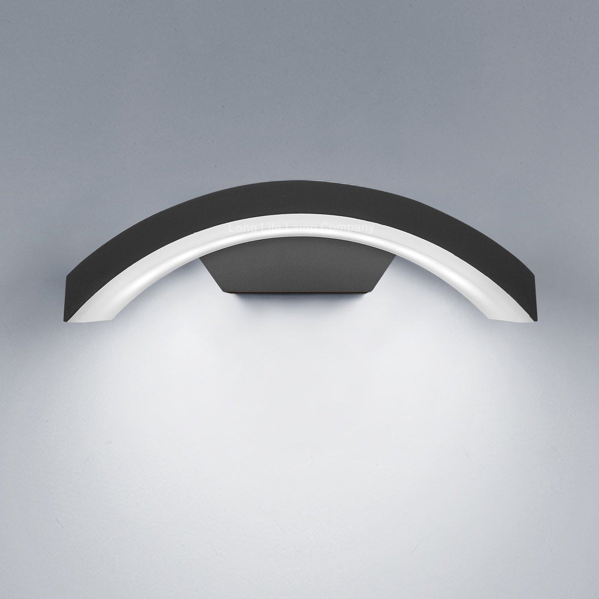 Modern Curved 7W LED Outdoor Wall Light Cool White - Energy Light Bulbs - Free delivery on all orders
