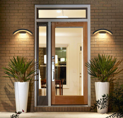 Modern Curved 7W LED Outdoor Wall Light Warm White - Energy Light Bulbs - Free delivery on all orders