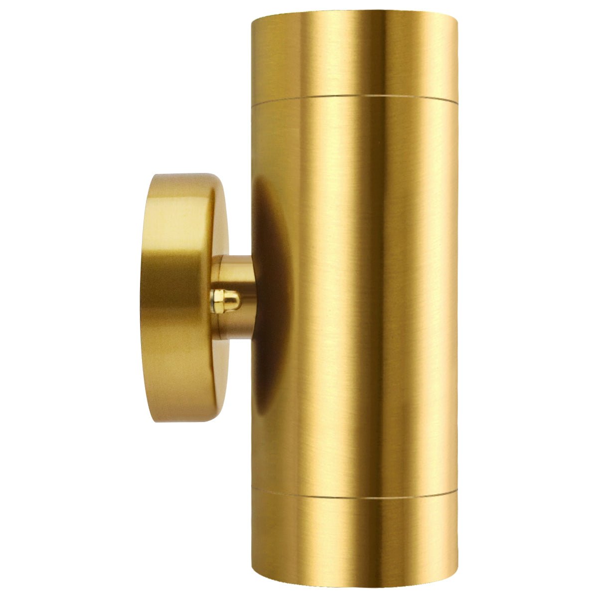 IP65 Double Outdoor Wall Light Brass LED GU10 - Energy Light Bulbs - Free delivery on all orders