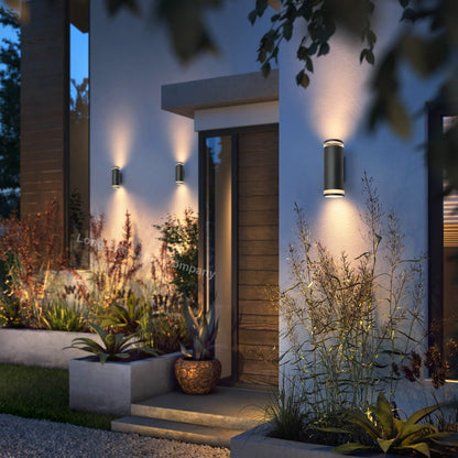 Modern Exterior Outdoor Up Down Wall Light - Energy Light Bulbs - Free delivery on all orders
