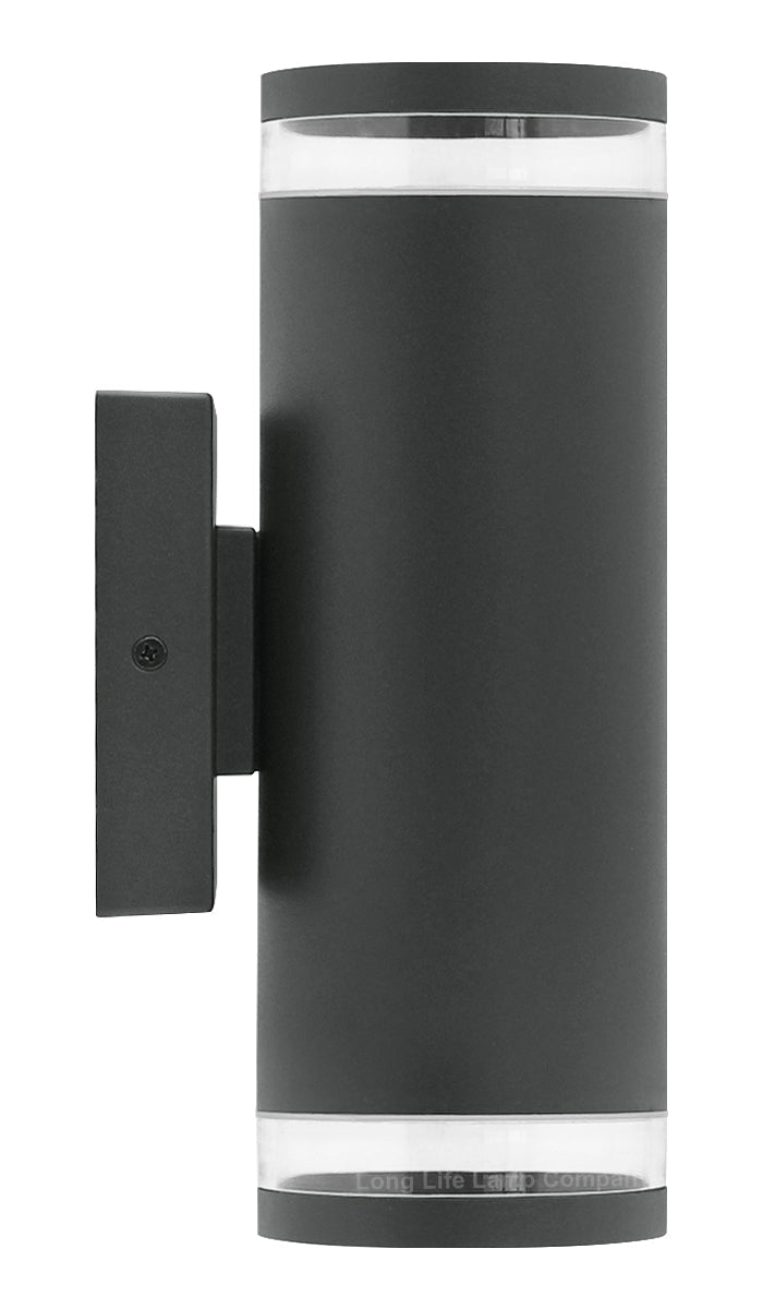 Modern Exterior Outdoor Up Down Wall Light with LED GU10 5W - Energy Light Bulbs - Free delivery on all orders