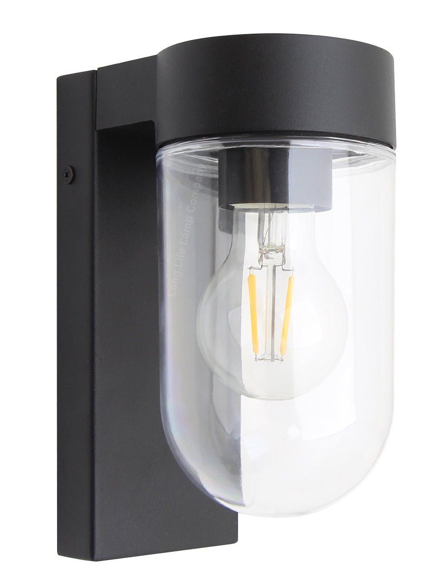 Modern Garden Outdoor Black Wall Light Lantern ZLC367B - Energy Light Bulbs - Free delivery on all orders