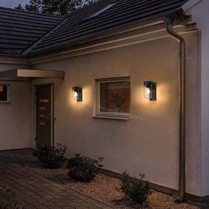 Modern Garden Outdoor Black Wall Light Lantern ZLC367B - Energy Light Bulbs - Free delivery on all orders