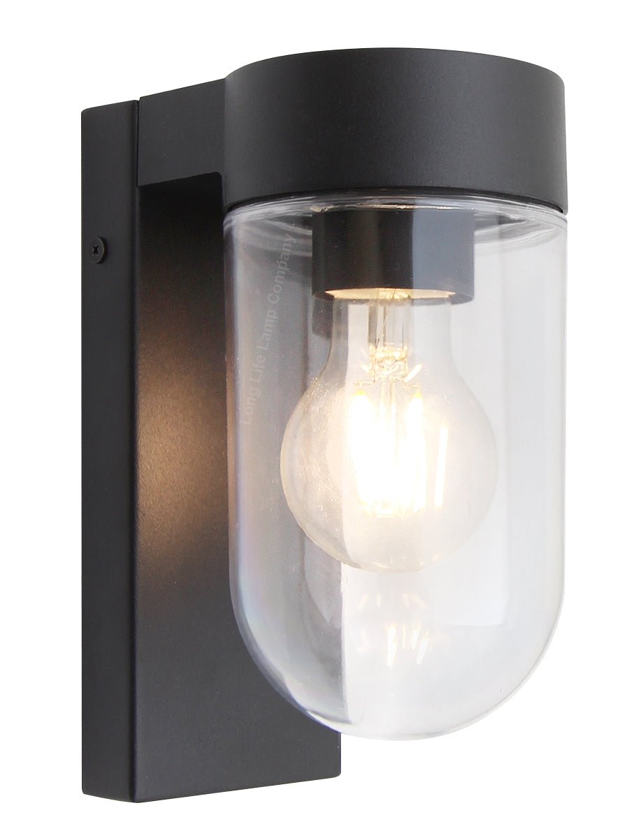 Modern Garden Outdoor Black Wall Light Lantern ZLC367B - Energy Light Bulbs - Free delivery on all orders