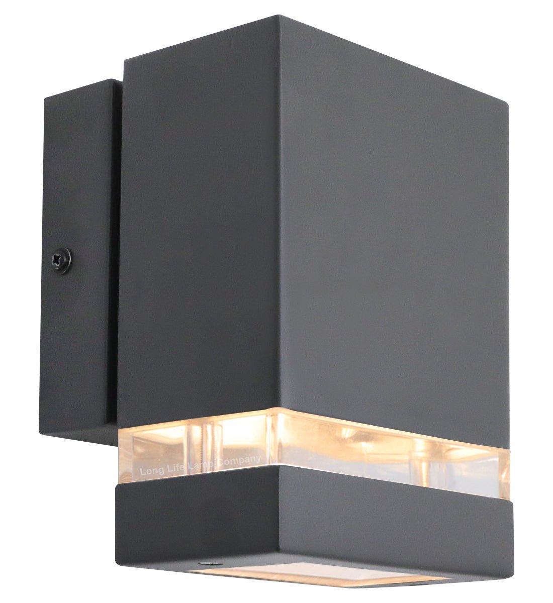 Modern Garden Outdoor Single Black Wall Light IP44 - Energy Light Bulbs - Free delivery on all orders