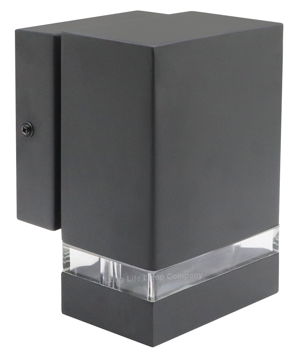 Modern Garden Outdoor Single Black Wall Light IP44 - Energy Light Bulbs - Free delivery on all orders