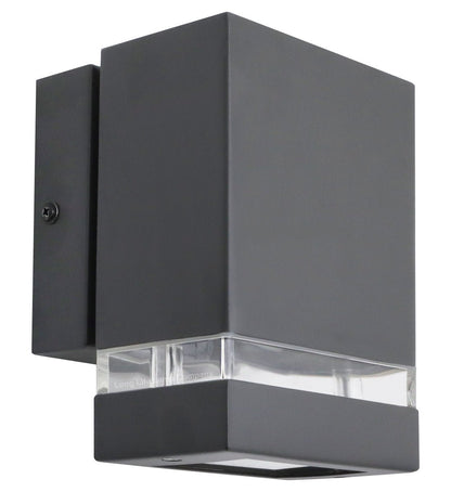Modern Garden Outdoor Single Black Wall Light IP44 - Energy Light Bulbs - Free delivery on all orders