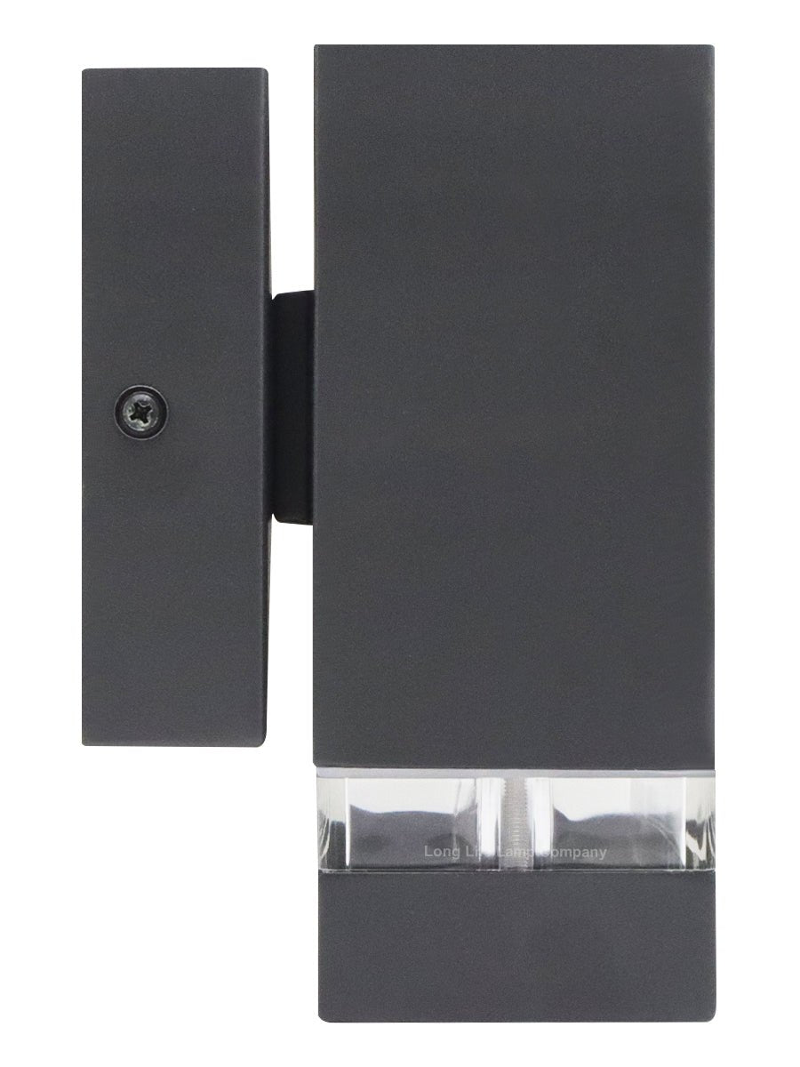 Modern Garden Outdoor Single Black Wall Light IP44 - Energy Light Bulbs - Free delivery on all orders
