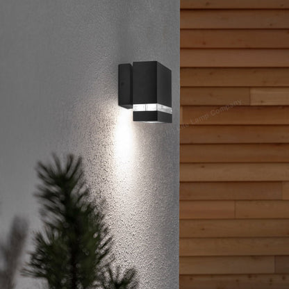 Modern Garden Outdoor Single Black Wall Light IP44 - Energy Light Bulbs - Free delivery on all orders