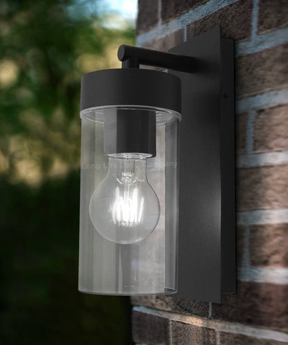 Modern Garden Outdoor Wall Light Lantern Clear Diffuser ZLC344 with 4W LED - Free delivery on all orders