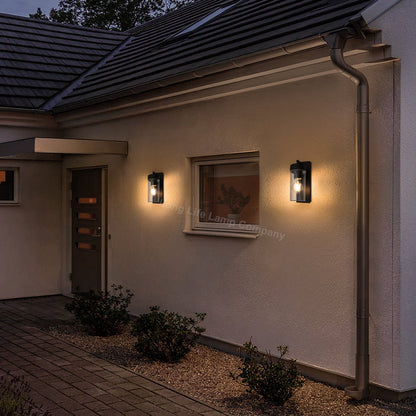 Modern Garden Outdoor Wall Light Lantern Clear Diffuser ZLC344 with 4W LED - Free delivery on all orders