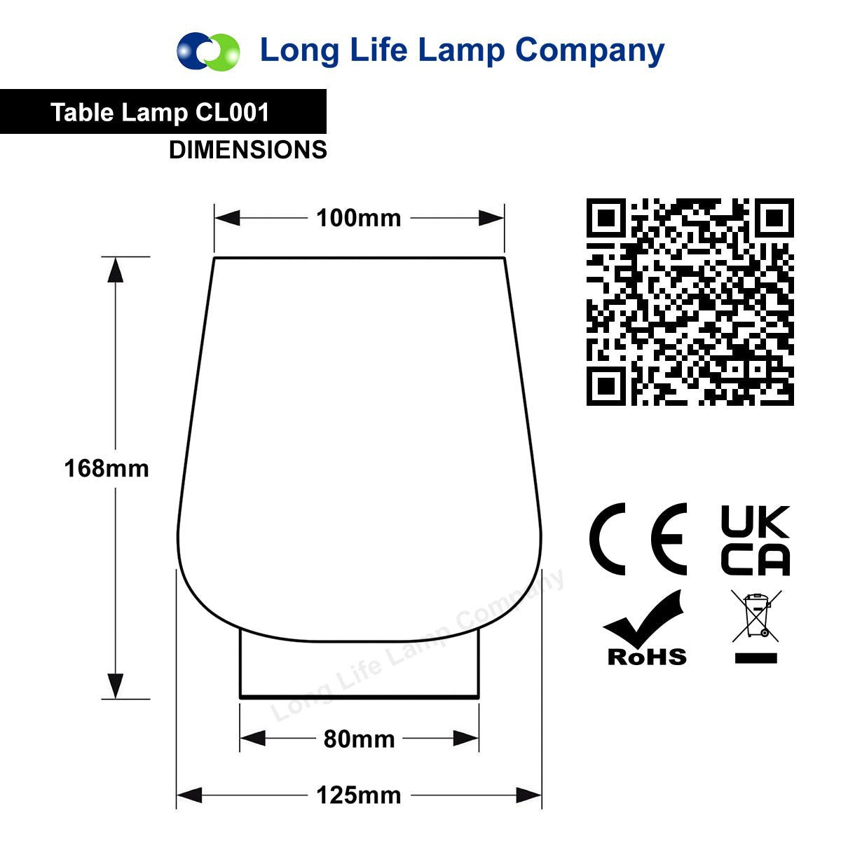 Modern Glass Table Lamp 3D Speckle Copper Finish - Energy Light Bulbs - Free delivery on all orders