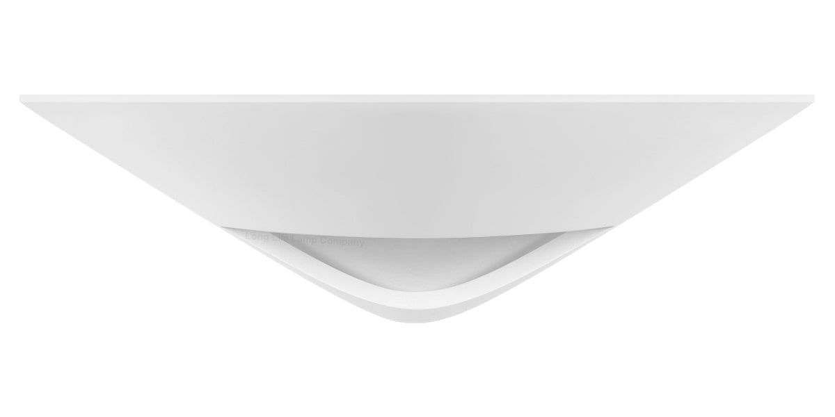 Modern Half Round Moon White Ceramic Contemporary Indoor Wall Light Lamp - Energy Light Bulbs - Free delivery on all orders