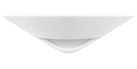 Modern Half Round Moon White Ceramic Contemporary Indoor Wall Light Lamp - Energy Light Bulbs - Free delivery on all orders