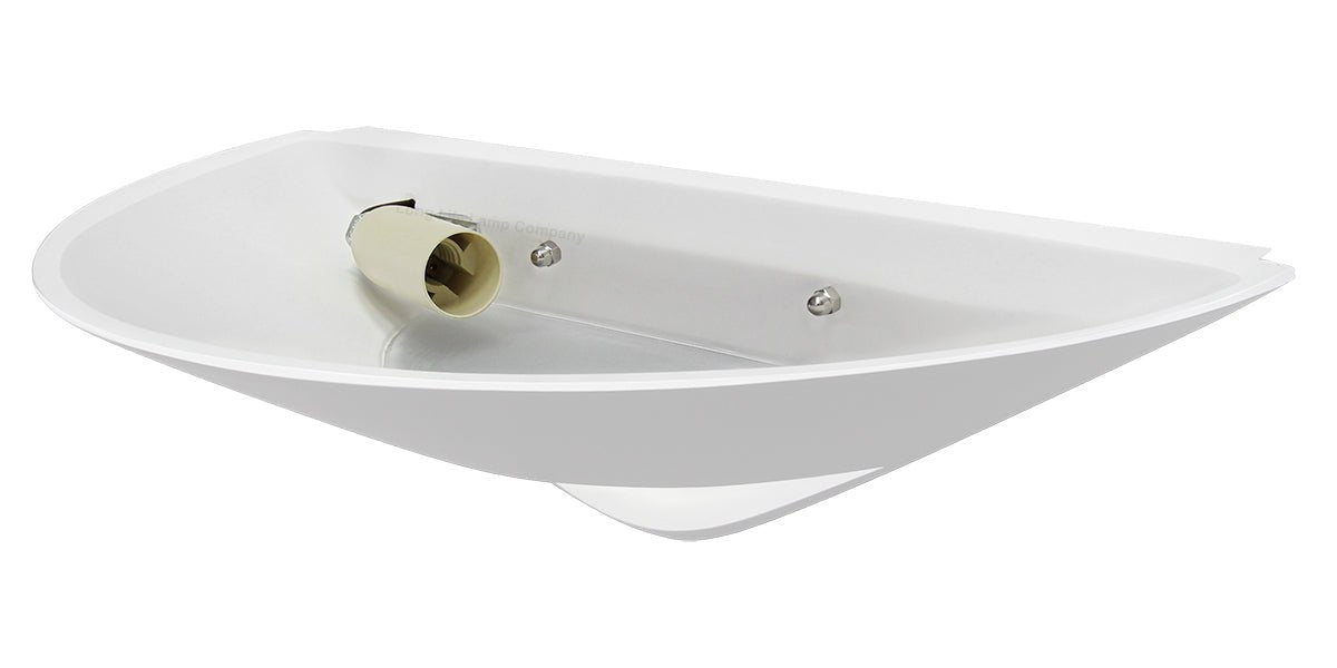 Modern Half Round Moon White Ceramic Contemporary Indoor Wall Light Lamp - Energy Light Bulbs - Free delivery on all orders