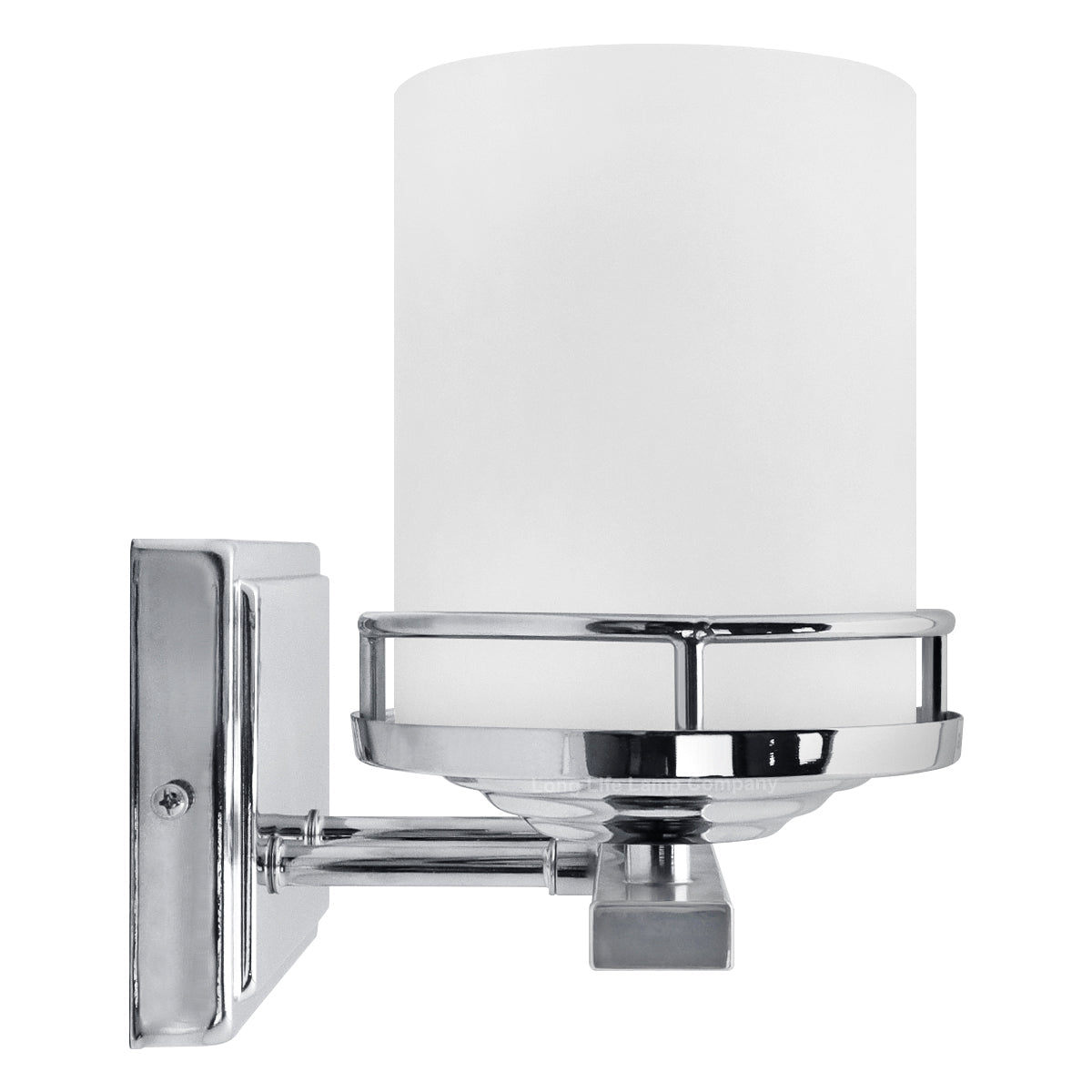 Modern Indoor 3 Frosted Glass Sconce Chrome IP44 Wall Light With LED G9 Warm White - Energy Light Bulbs - Free delivery on all orders