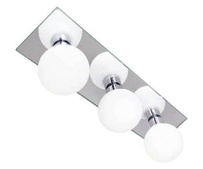 Modern IP44 Opaque 3 Globe Ceiling Light M0220 - Energy Light Bulbs - Free delivery on all orders