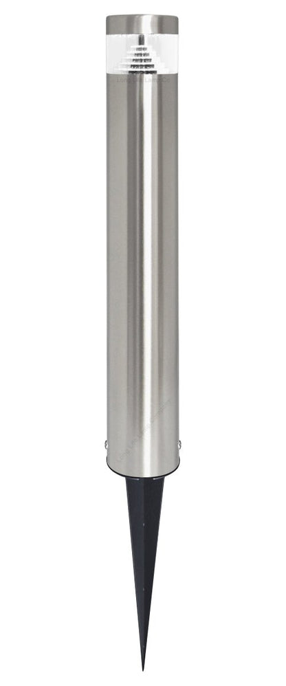 Modern LED Bollard Post Ground Spike Light Cool White Stainless Steel - Energy Light Bulbs - Free delivery on all orders