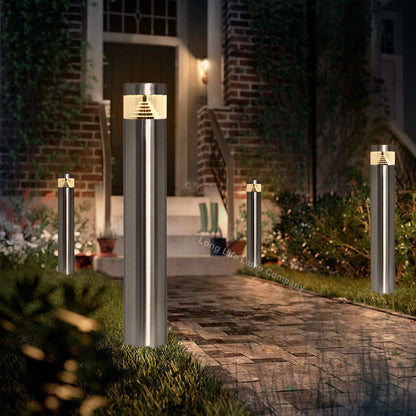 Modern LED Bollard Post Ground Spike Light Warm White Stainless Steel - Energy Light Bulbs - Free delivery on all orders