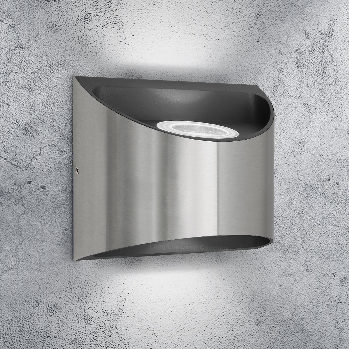 Modern LED Outdoor Wall Light Stainless Steel Cool White - Energy Light Bulbs - Free delivery on all orders