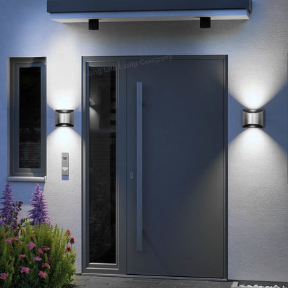 Modern LED Outdoor Wall Light Stainless Steel Cool White - Energy Light Bulbs - Free delivery on all orders