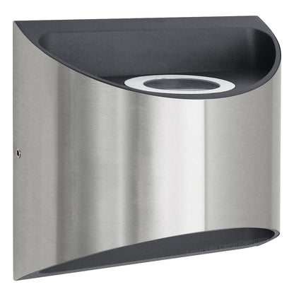 Modern LED Outdoor Wall Light Stainless Steel Cool White - Energy Light Bulbs - Free delivery on all orders