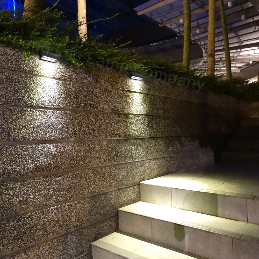 Modern LED Wall Light Down or Up Path Brick Surface Mount Light Matt Black Cool White - Energy Light Bulbs - Free delivery on all orders