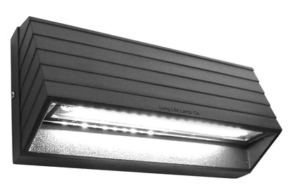 Modern LED Wall Light Down or Up Path Brick Surface Mount Light Matt Black Cool White - Energy Light Bulbs - Free delivery on all orders