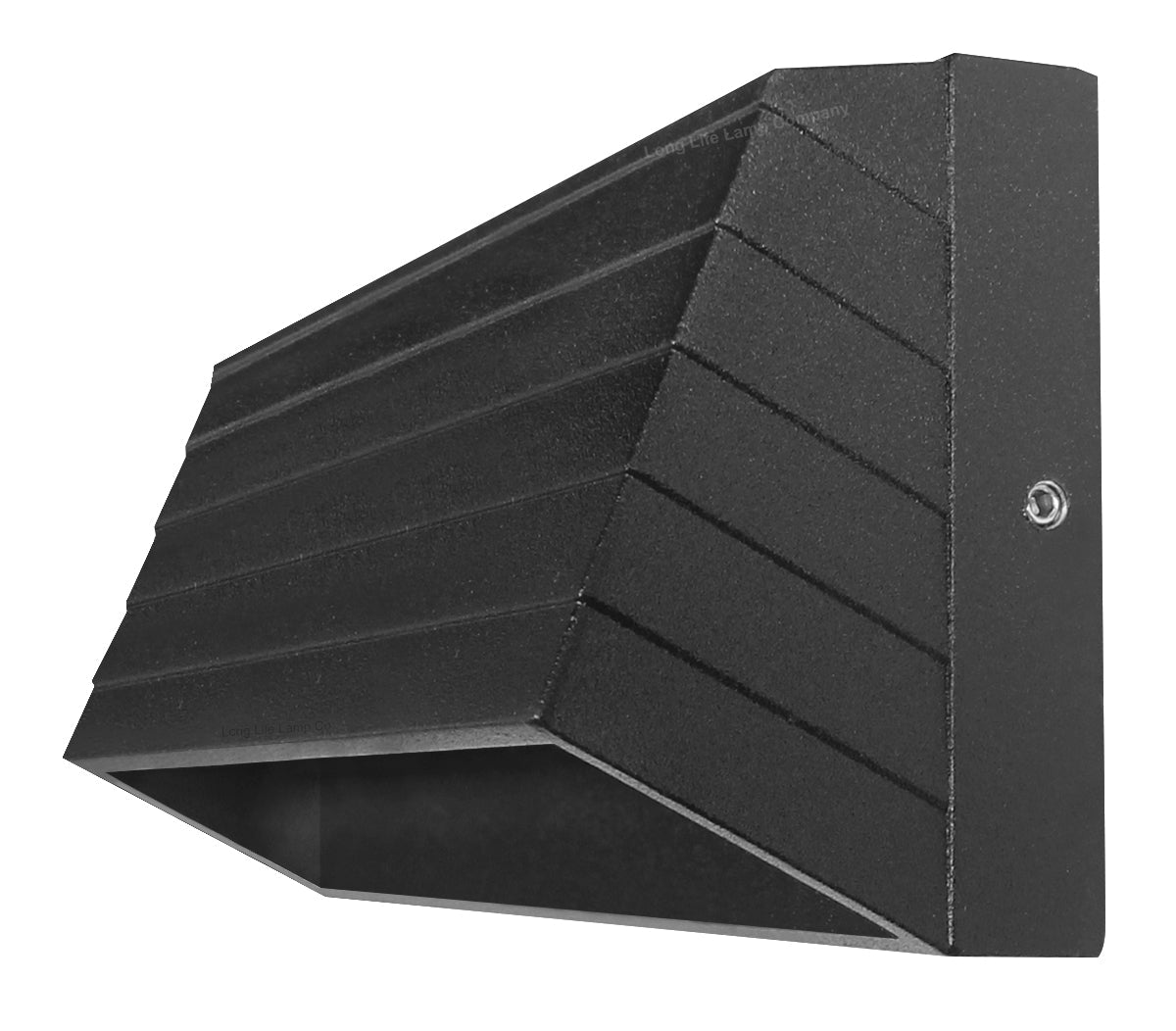 Modern LED Wall Light Down or Up Path Brick Surface Mount Light Matt Black in Warm White - Energy Light Bulbs - Free delivery on all orders