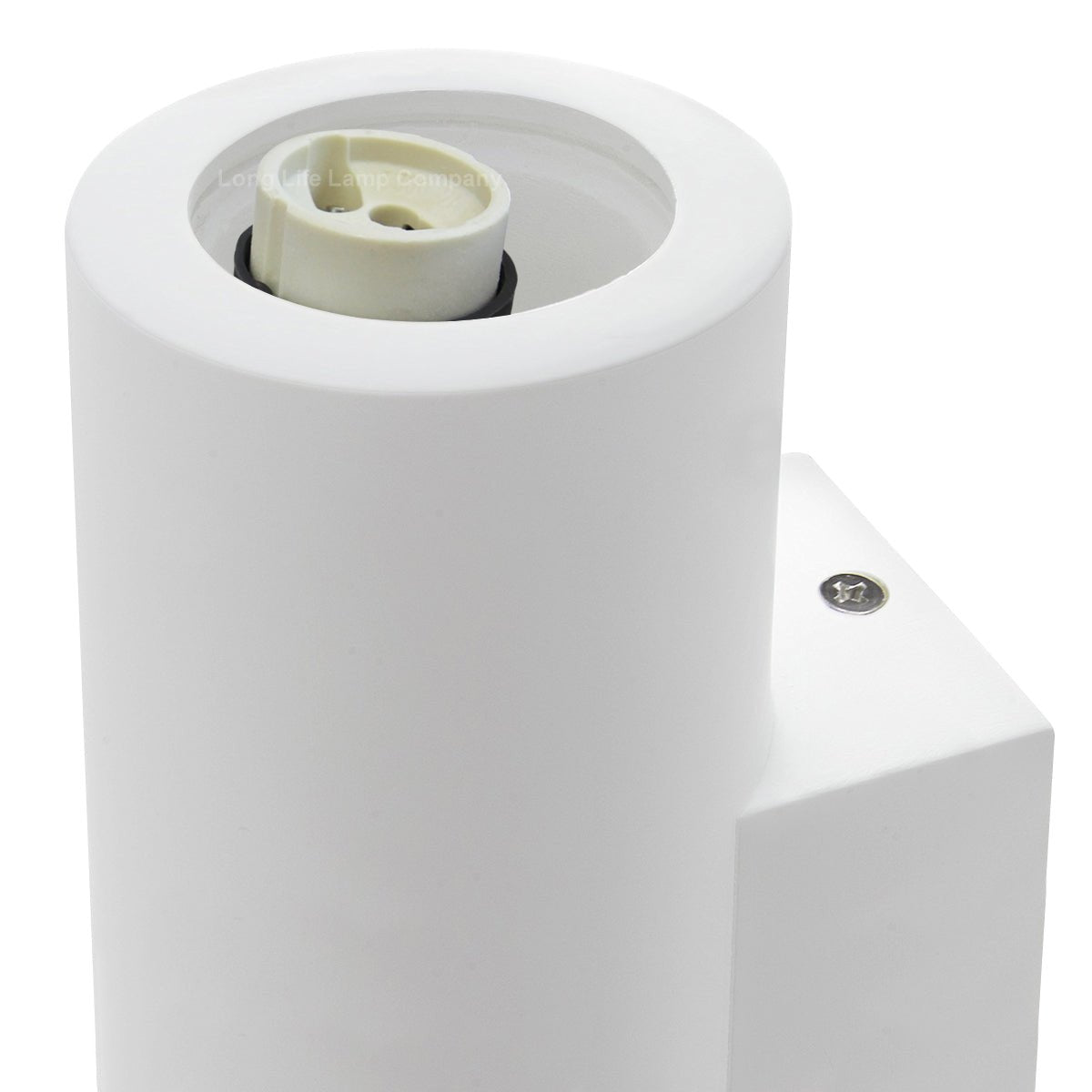 Modern LED White Ceramic Up & Down Contemporary Indoor Wall Light Lamp - Energy Light Bulbs - Free delivery on all orders