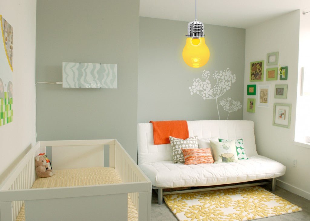 Modern New Bulb Shape Glass Ceiling Pendant Light Fitting - Energy Light Bulbs - Free delivery on all orders