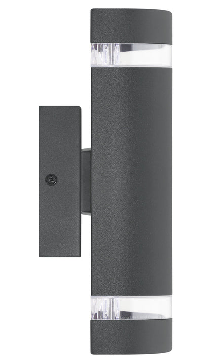 Modern Outdoor Double Wall Light - Energy Light Bulbs - Free delivery on all orders