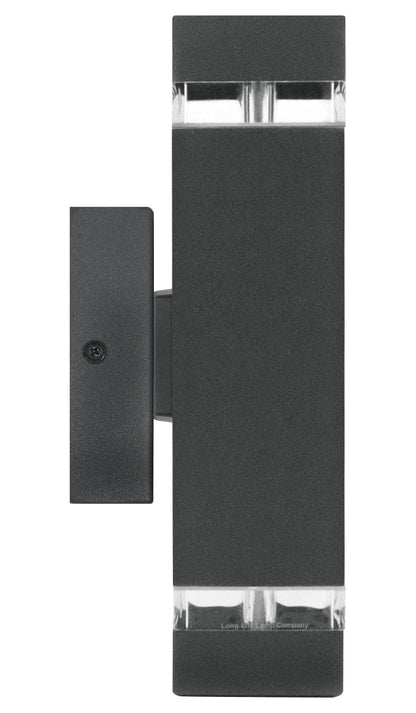 Modern Outdoor Rectangular Up Down Wall Light - Energy Light Bulbs - Free delivery on all orders