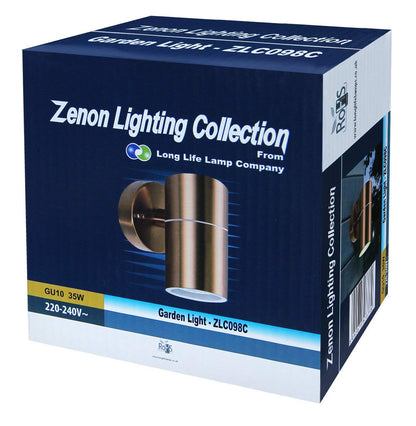 Modern Outdoor Wall Light Copper Finish IP65 - Energy Light Bulbs - Free delivery on all orders