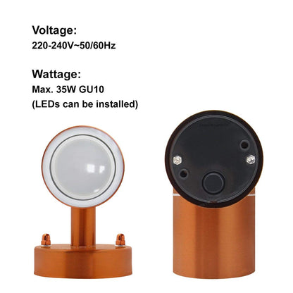 Modern Outdoor Wall Light Copper Finish IP65 - Energy Light Bulbs - Free delivery on all orders