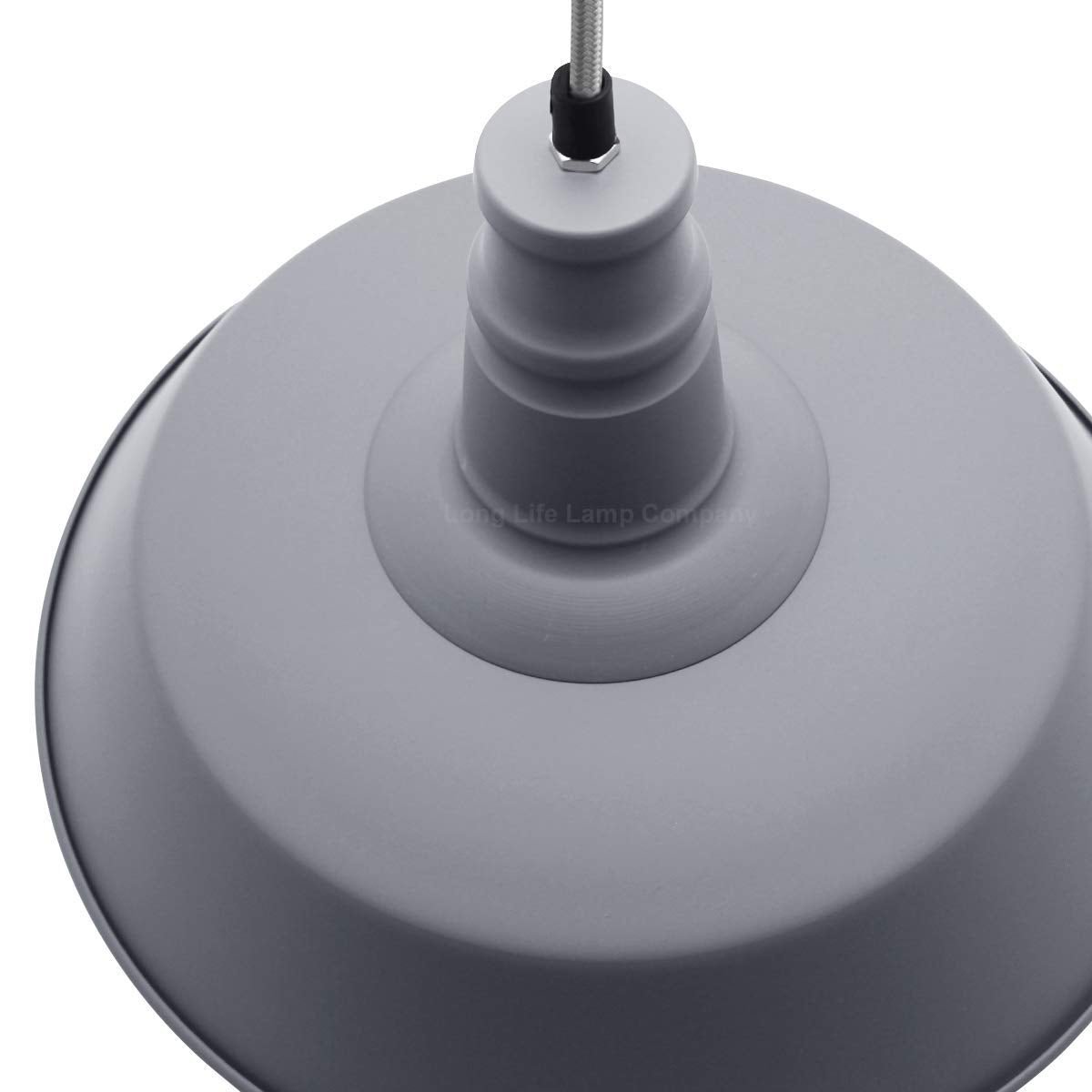 Modern Pendant Ceiling Light Grey Shade - Energy Light Bulbs - Free delivery on all orders