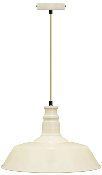 Modern Pendant Ceiling Light Shade Cream Colour - Energy Light Bulbs - Free delivery on all orders