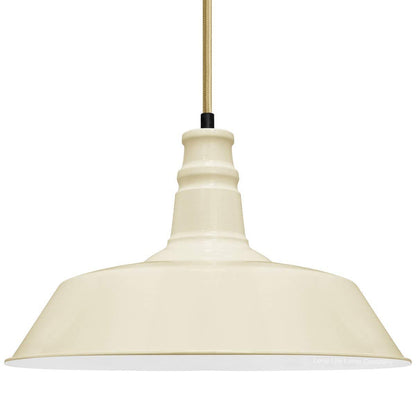 Modern Pendant Ceiling Light Shade Cream Colour - Energy Light Bulbs - Free delivery on all orders