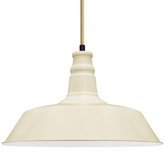 Modern Pendant Ceiling Light Shade Cream Colour - Energy Light Bulbs - Free delivery on all orders