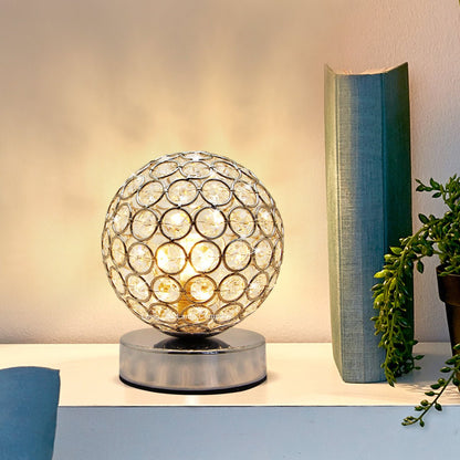 Modern Retro Crystal Ball Table Lamp M0244 with G9 LED WW/CW/Red/Blue - Free delivery on all orders