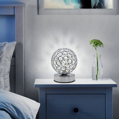 Modern Retro Crystal Ball Table Lamp M0244 with G9 LED WW/CW/Red/Blue - Free delivery on all orders