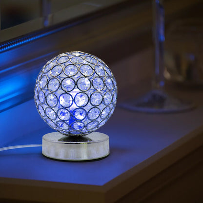 Modern Retro Crystal Ball Table Lamp M0244 with G9 LED WW/CW/Red/Blue - Free delivery on all orders