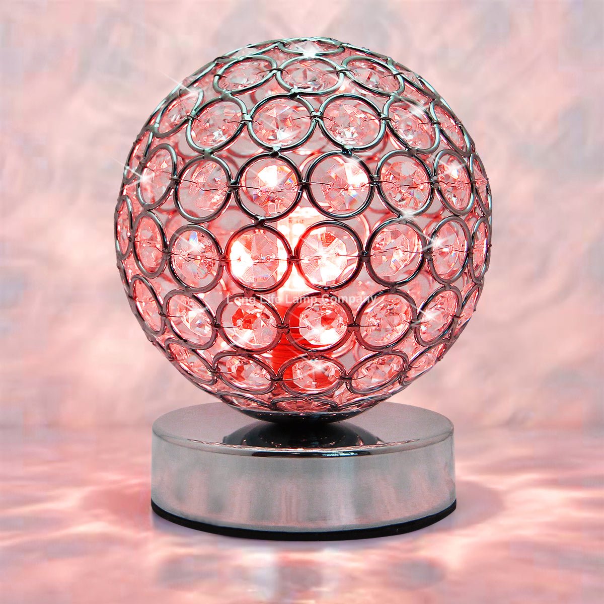 Modern Retro Crystal Ball Table Lamp with G9 LED WW/CW/Red/Blue - Energy Light Bulbs - Free delivery on all orders