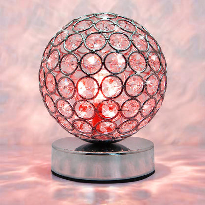 Modern Retro Crystal Ball Table Lamp with G9 LED WW/CW/Red/Blue - Energy Light Bulbs - Free delivery on all orders
