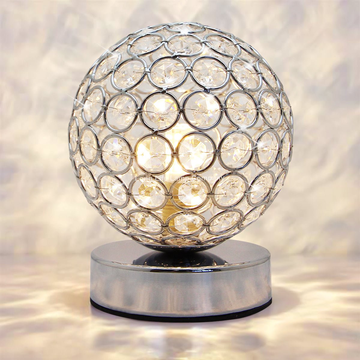 Modern Retro Crystal Ball Table Lamp with G9 LED WW/CW/Red/Blue - Energy Light Bulbs - Free delivery on all orders
