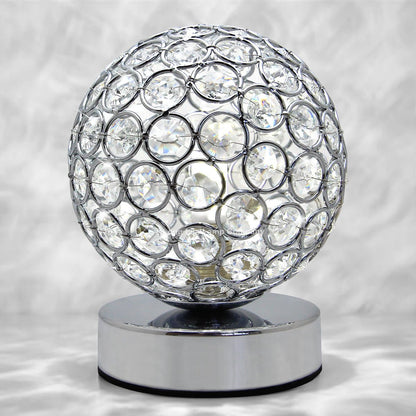 Modern Retro Crystal Ball Table Lamp with G9 LED WW/CW/Red/Blue - Energy Light Bulbs - Free delivery on all orders