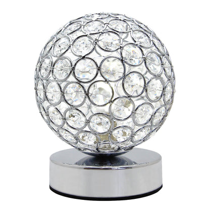 Modern Retro Crystal Ball Table Lamp with G9 LED WW/CW/Red/Blue - Energy Light Bulbs - Free delivery on all orders