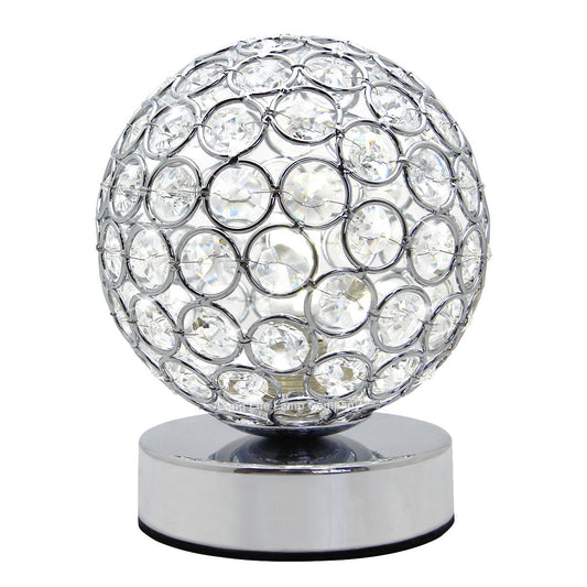Modern Retro Crystal Ball Table Lamp with G9 LED WW/CW/Red/Blue - Energy Light Bulbs - Free delivery on all orders