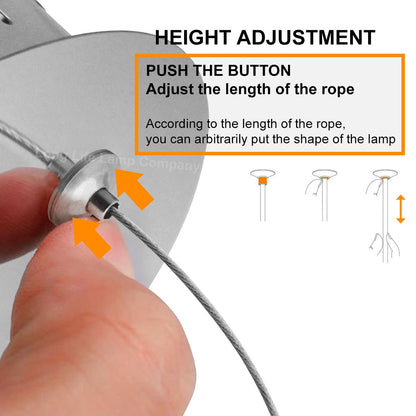 Modern Round Chandelier LED 3 Ring Ceiling Pendant Light Cool White - Energy Light Bulbs - Free delivery on all orders