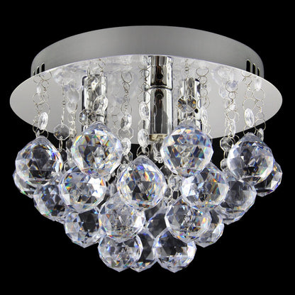 Modern Small Round Chandelier Reflective Base - Energy Light Bulbs - Free delivery on all orders